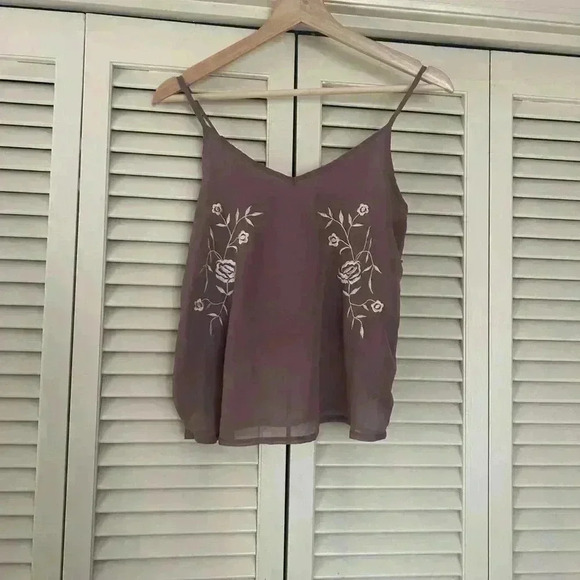 Secret Possessions camisole sheer top - Picture 1 of 3